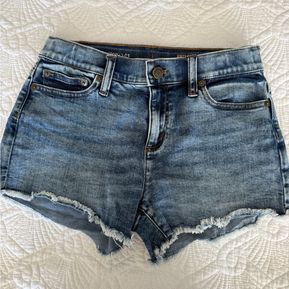 EUC Crewcuts girls denim shorts size 12